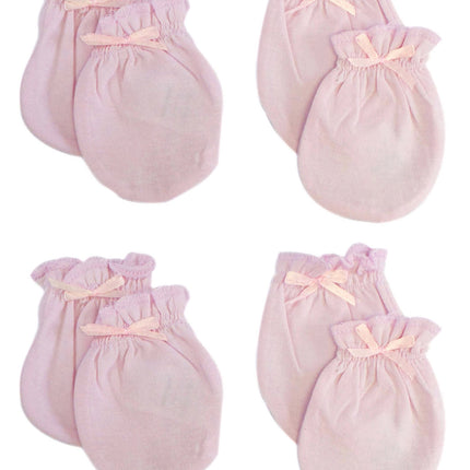 Infant Mittens (Pack of 4) 116-Pink-4-Pack