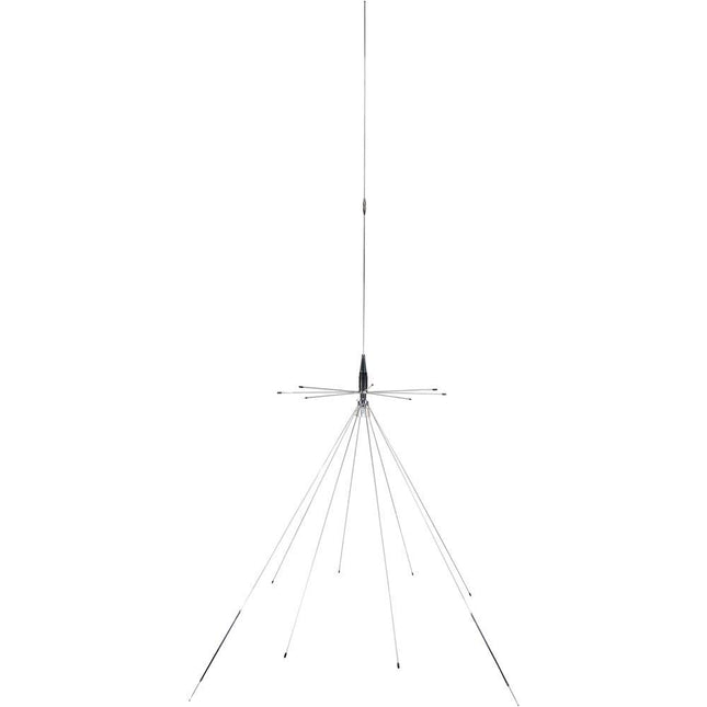 Tram 1411 Scanner 25MHz-1,300MHz VHF/UHF Super Discone Base Antenna Plus CB Transmit Bands, Silver