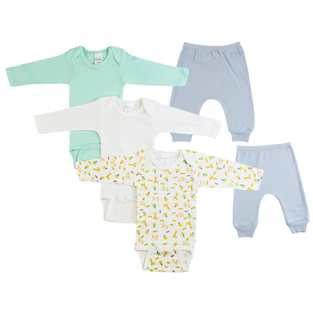 Infant Boys Long Sleeve Onezies and Joggers CS_0497