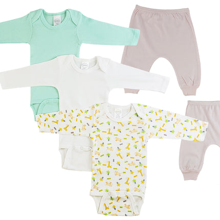 Infant Girls Long Sleeve Onezies and Joggers CS_0509