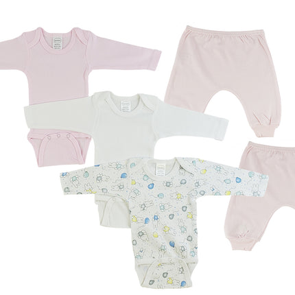 Infant Girls Long Sleeve Onezies and Joggers CS_0510