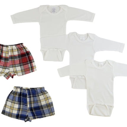 Infant Long Sleeve Onezies and Boxer Shorts CS_0212
