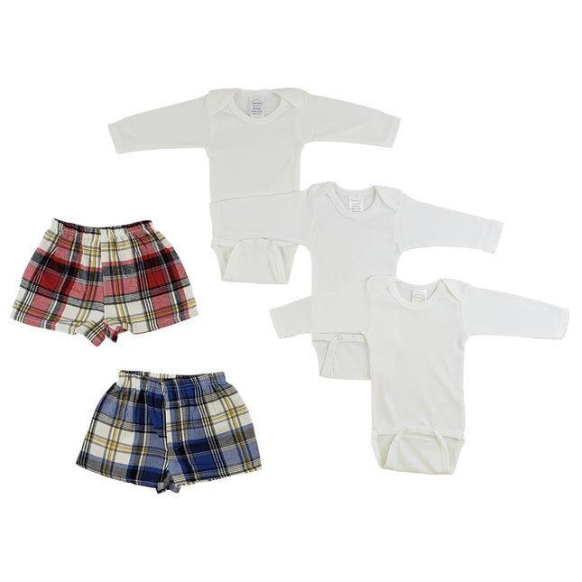 Infant Long Sleeve Onezies and Boxer Shorts CS_0212