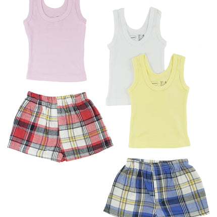 Girls Tank Tops and Boxer Shorts CS_0215