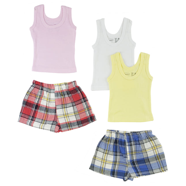 Girls Tank Tops and Boxer Shorts CS_0215
