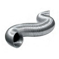Lambro 317 10 in. x 8 ft. Aluminum Semi-Rigid Duct - Pack of 2