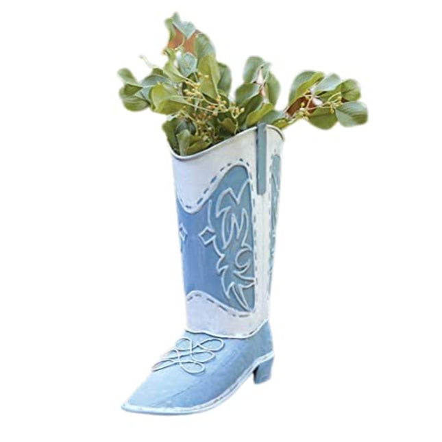 Colonial Tin Works 440187 Decorative Cowgirl Boot, 13.25-inch Height