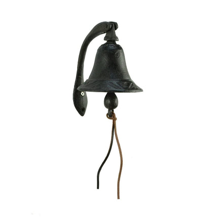 CTW Home Collection Cast Iron Logan Dinner Bell With Bracket Dinner Bell - Feel The Vibe Of Traditional Family Meals And Gatherings. Made Of Heavy Cast Iron - Measures 4 W X 5½ D X 6 T