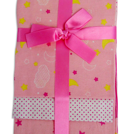 Pink Four Pack Receiving Blanket - 4 Pack  3211P