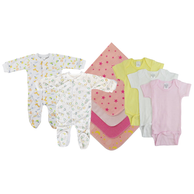 Baby Girls 9 Pc Layette Sets NC_0537