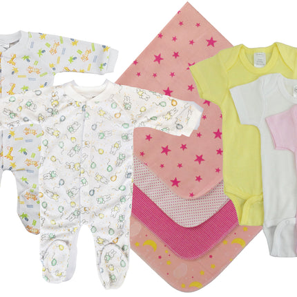 Baby Girls 9 Pc Layette Sets NC_0537
