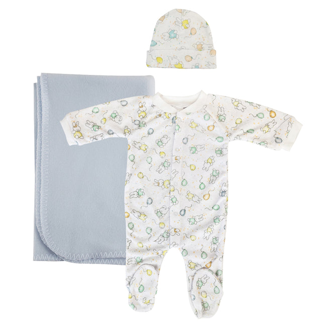 Boy Newborn Baby 3 Pc Layette Sets NC_0947
