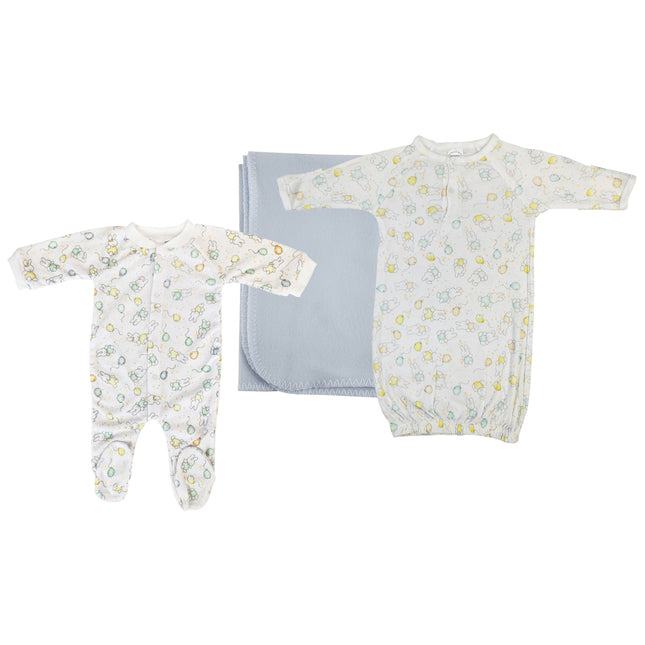 Boy Newborn Baby 3 Pc Layette Sets NC_0949