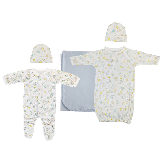 Boy Newborn Baby 5 Pc Layette Sets NC_0950