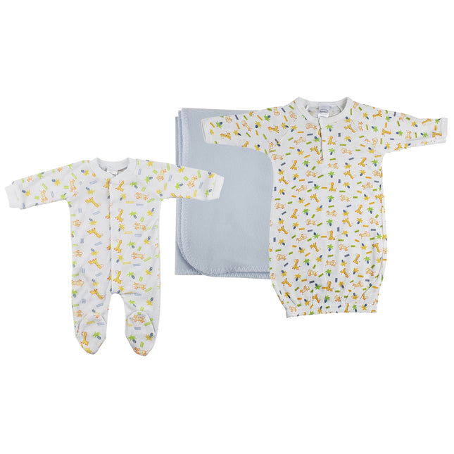 Boy Newborn Baby 3 Pc Layette Sets NC_0953