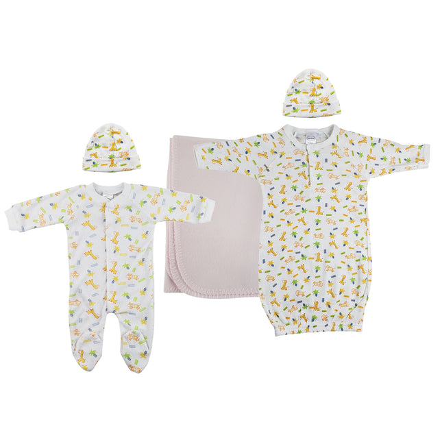 Girls Newborn Baby 5 Pc Layette Sets NC_0962