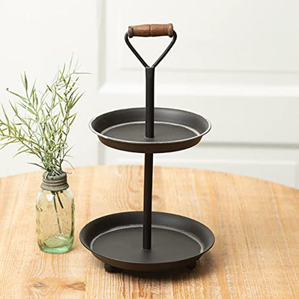 CTW Home Collection 370276 Two-Tier Mini Display - Black