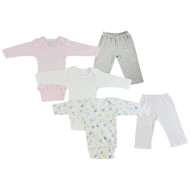 Infant Girls Long Sleeve Onezies and Track Sweatpants CS_0467