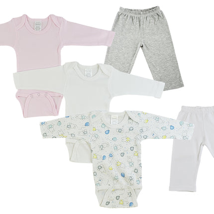 Infant Girls Long Sleeve Onezies and Track Sweatpants CS_0467