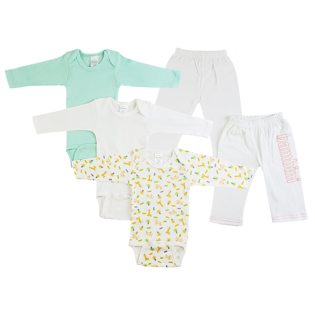 Infant Girls Long Sleeve Onezies and Track Sweatpants CS_0450