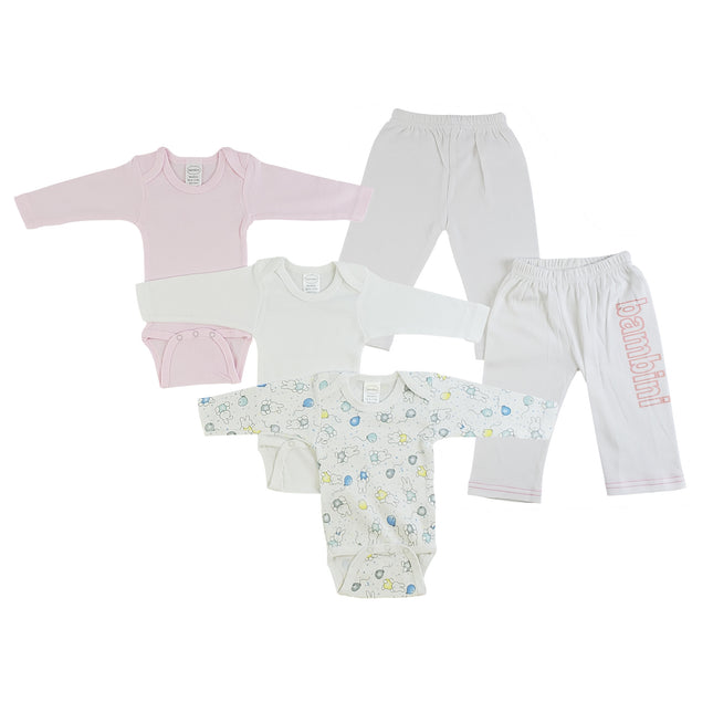 Infant Girls Long Sleeve Onezies and Track Sweatpants CS_0451