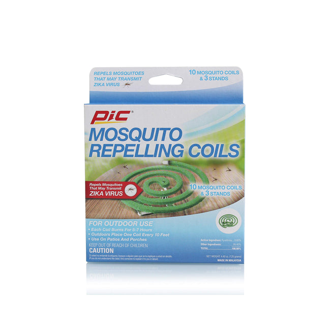 Pic Mosquito Repellent Coils (Box of 10 Coils), Package May Vary