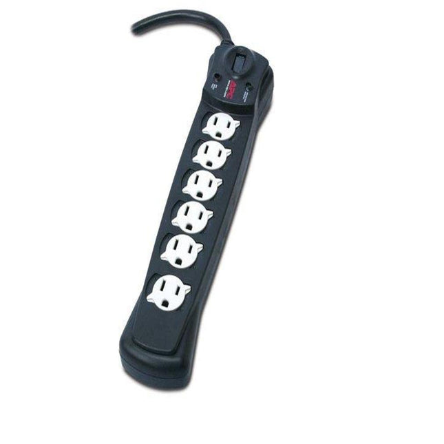 APC 6-Outlet Surge Protector 840 Joules, SurgeArrest (P6B)