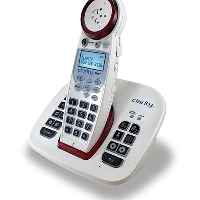 Clarity 59865.001 XLC8 DECT 6.0 Amplified Cordless Phone with Slow Talk, Call Blocker, and Answering Machine