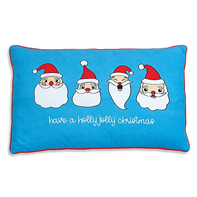 Four Santas Lumbar Pillow