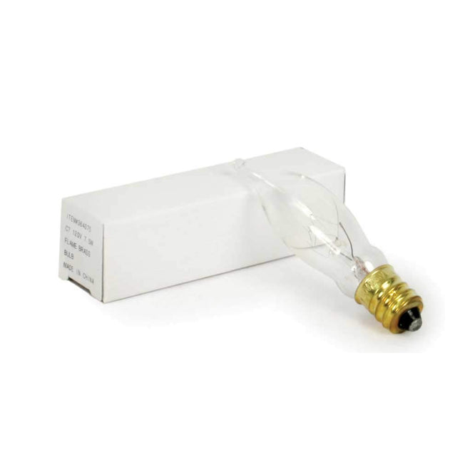 7.5 Watt Flame-Shaped Light Bulb - Box of 25