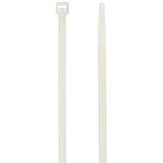 Eagle Aspen 501028 Temperature-Rated Cable Ties, 100 pk (White, 7.5 )