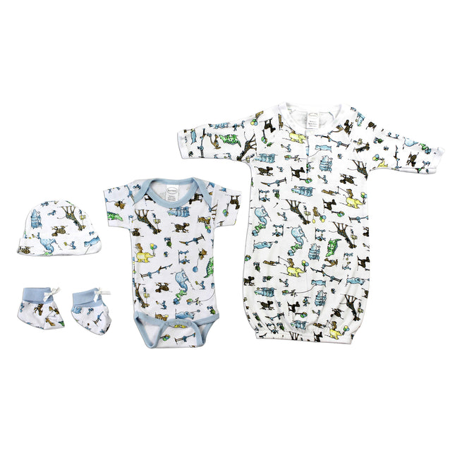 4 pc Layette Baby Shower Gift Set LS_0100