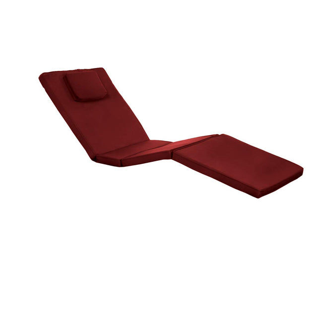 All Things Cedar TC70-W Chaise Lounge Cushion, Red