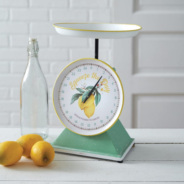 CTW Home Collection Decorative Lemon Scale, 14.75-inch Height, Kitchen Accessories, Home Decor, Food Display