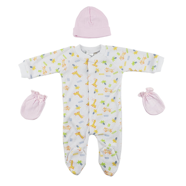Sleep-n-Play, Cap and Mittens - 3 pc Set CS_0034