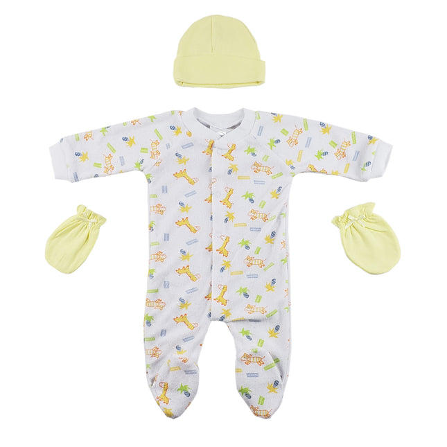 Sleep-n-Play, Cap and Mittens - 3 pc Set CS_0035