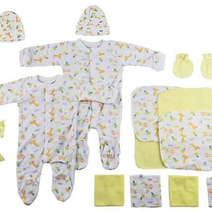 Sleep-n-Plays, Caps, Mittens and Washcloths - 14 pc Set CS_0037