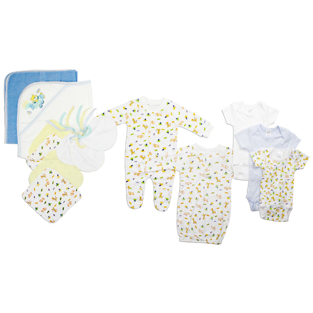 Newborn Baby Boys 14 Pc Layette Baby Shower Gift Set LS_0090
