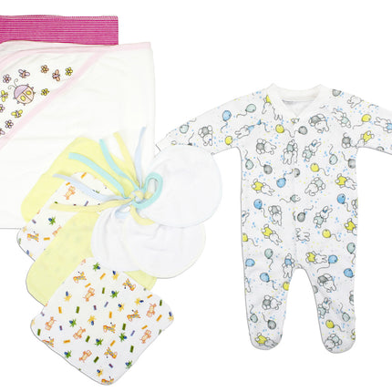 Newborn Baby Girls 10 Pc Layette Baby Shower Gift Set LS_0095