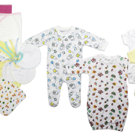 Newborn Baby Girls 14 Pc Layette Baby Shower Gift Set LS_0096