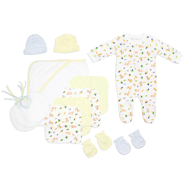 Newborn Baby Boys 13 Pc Layette Baby Shower Gift Set LS_0098
