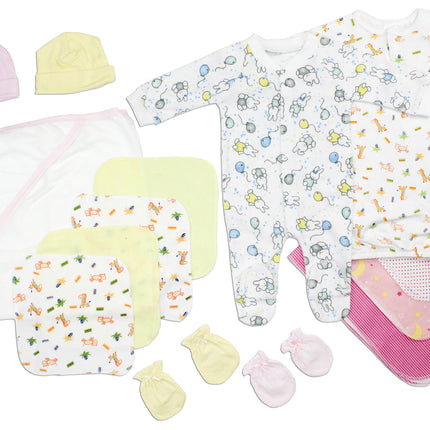 Newborn Baby Girls 18 Pc Layette Baby Shower Gift Set LS_0104