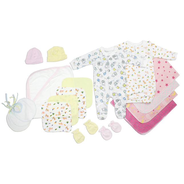 Newborn Baby Girls 18 Pc Layette Baby Shower Gift Set LS_0104