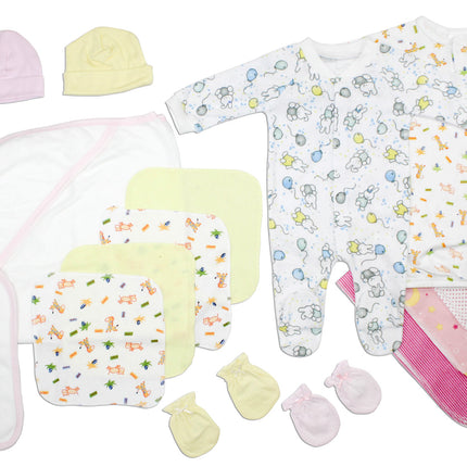 Newborn Baby Girls 18 Pc Layette Baby Shower Gift Set LS_0105