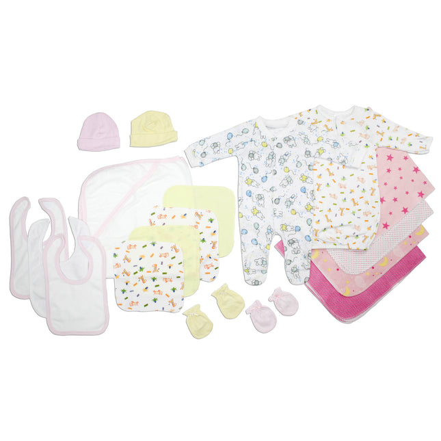 Newborn Baby Girls 18 Pc Layette Baby Shower Gift Set LS_0105