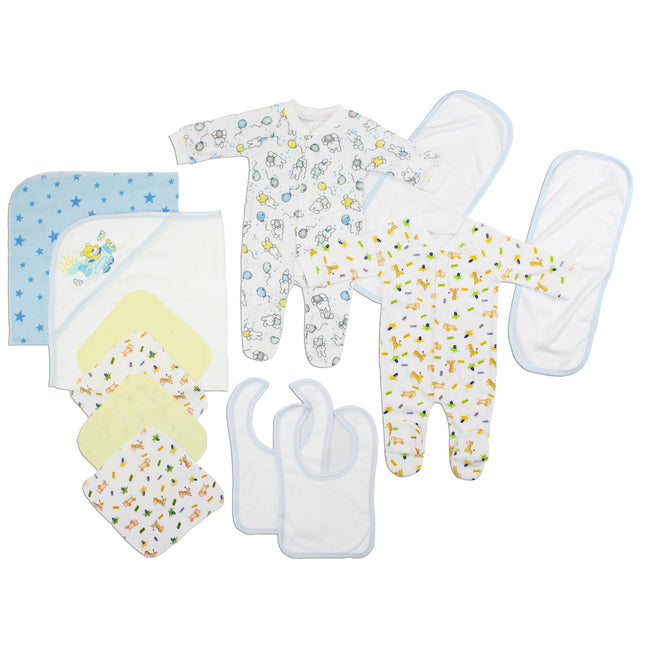 Newborn Baby Boys 12 Pc Layette Baby Shower Gift Set LS_0106