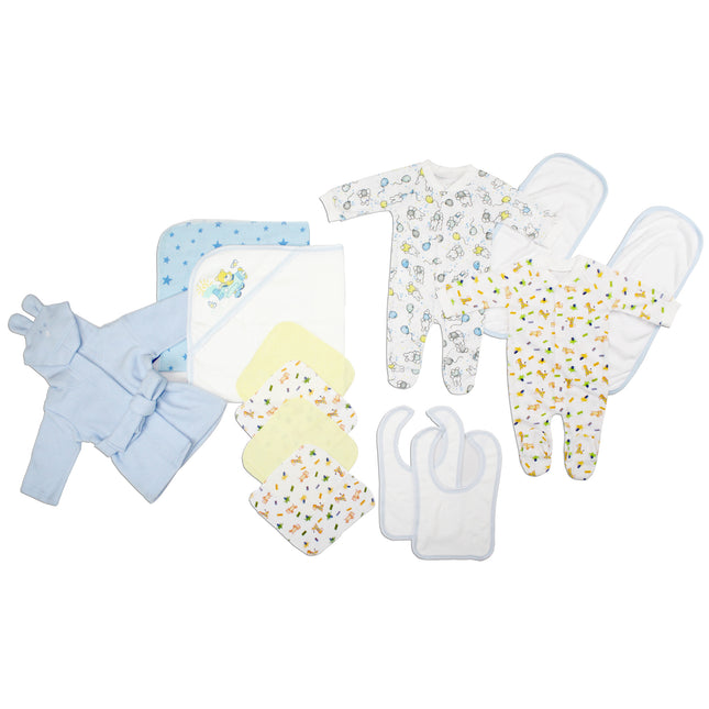Newborn Baby Boys 13 Pc Layette Baby Shower Gift Set LS_0107