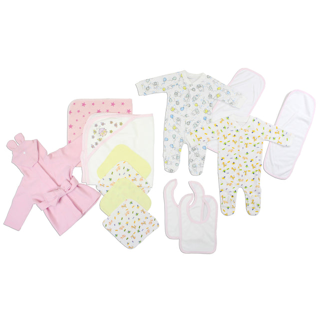 Newborn Baby Girls 13 Pc Layette Baby Shower Gift Set LS_0109