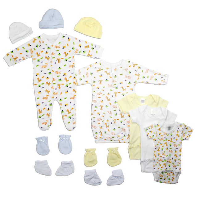 Newborn Baby Boys 12 Pc Layette Baby Shower Gift Set LS_0110