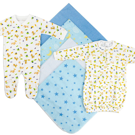 Newborn Boys 6 Piece Layette Set LS_0115